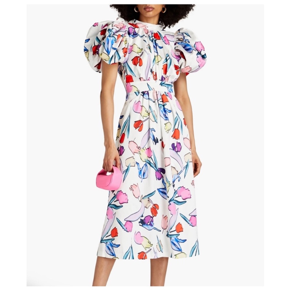 Rotate Birger Christensen Noon Satin Dress